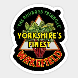 RHUBARB TRIANGLE Sticker